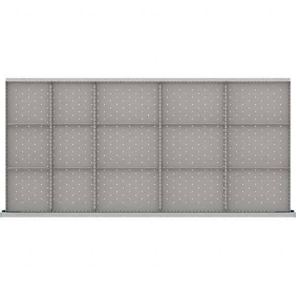 LISTA - 15-Compartment Drawer Divider Layout for 3.15" High Drawers - Apex Tool & Supply