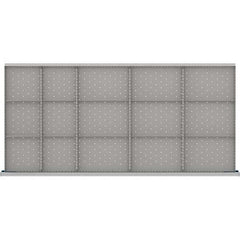 LISTA - 15-Compartment Drawer Divider Layout for 3.15" High Drawers - Apex Tool & Supply
