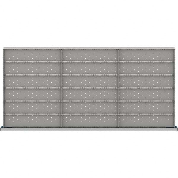LISTA - 18-Compartment Drawer Divider Layout for 3.15" High Drawers - Apex Tool & Supply