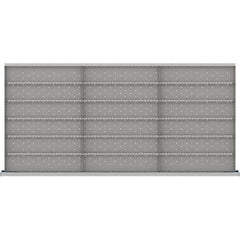 LISTA - 18-Compartment Drawer Divider Layout for 3.15" High Drawers - Apex Tool & Supply