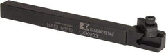 Kennametal - Internal/External Thread, Left Hand Cut, 1/2" Shank Width x 1/2" Shank Height Indexable Threading Toolholder - 6" OAL, N.3L Insert Compatibility, NAS Toolholder, Series Top Notch - Apex Tool & Supply