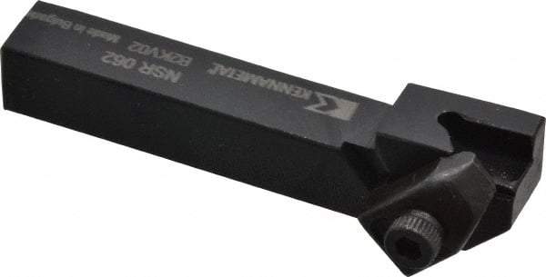 Kennametal - Internal/External Thread, Right Hand Cut, 3/8" Shank Width x 3/8" Shank Height Indexable Threading Toolholder - 2-1/2" OAL, N.2R Insert Compatibility, NS Toolholder, Series Top Notch - Apex Tool & Supply