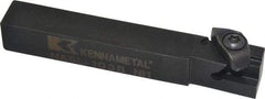 Kennametal - Internal/External Thread, Left Hand Cut, 5/8" Shank Width x 5/8" Shank Height Indexable Threading Toolholder - 4-1/2" OAL, N.3L Insert Compatibility, NAS Toolholder, Series Top Notch - Apex Tool & Supply