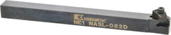 Kennametal - Internal/External Thread, Left Hand Cut, 1/2" Shank Width x 1/2" Shank Height Indexable Threading Toolholder - 6" OAL, N.2L Insert Compatibility, NAS Toolholder, Series Top Notch - Apex Tool & Supply