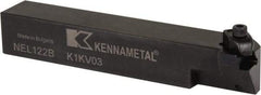 Kennametal - Internal/External Thread, Left Hand Cut, 3/4" Shank Width x 3/4" Shank Height Indexable Threading Toolholder - 4-1/2" OAL, N.2R Insert Compatibility, NE Toolholder, Series Top Notch - Apex Tool & Supply