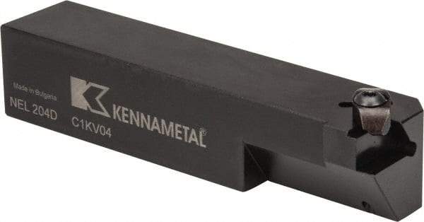 Kennametal - Internal/External Thread, Left Hand Cut, 1-1/4" Shank Width x 1-1/4" Shank Height Indexable Threading Toolholder - 6" OAL, N.4R Insert Compatibility, NE Toolholder, Series Top Notch - Apex Tool & Supply