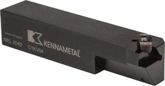 Kennametal - Internal/External Thread, Left Hand Cut, 1-1/4" Shank Width x 1-1/4" Shank Height Indexable Threading Toolholder - 6" OAL, N.4R Insert Compatibility, NE Toolholder, Series Top Notch - Apex Tool & Supply
