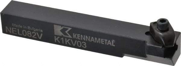 Kennametal - Internal/External Thread, Left Hand Cut, 1/2" Shank Width x 1/2" Shank Height Indexable Threading Toolholder - 3-1/2" OAL, N.2R Insert Compatibility, NE Toolholder, Series Top Notch - Apex Tool & Supply