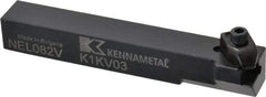 Kennametal - Internal/External Thread, Left Hand Cut, 1/2" Shank Width x 1/2" Shank Height Indexable Threading Toolholder - 3-1/2" OAL, N.2R Insert Compatibility, NE Toolholder, Series Top Notch - Apex Tool & Supply