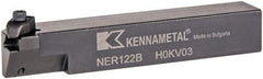 Kennametal - Internal/External Thread, Right Hand Cut, 3/4" Shank Width x 3/4" Shank Height Indexable Threading Toolholder - 4-1/2" OAL, N.2L Insert Compatibility, NE Toolholder, Series Top Notch - Apex Tool & Supply