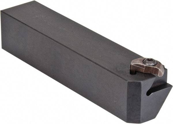 Kennametal - Internal/External Thread, Right Hand Cut, 1-1/4" Shank Width x 1-1/4" Shank Height Indexable Threading Toolholder - 6" OAL, N.4L Insert Compatibility, NE Toolholder, Series Top Notch - Apex Tool & Supply