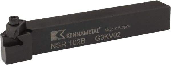Kennametal - External Thread, Right Hand Cut, 5/8" Shank Width x 5/8" Shank Height Indexable Threading Toolholder - 4-1/2" OAL, N.2R Insert Compatibility, NS Toolholder, Series Top Notch - Apex Tool & Supply