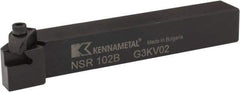 Kennametal - External Thread, Right Hand Cut, 5/8" Shank Width x 5/8" Shank Height Indexable Threading Toolholder - 4-1/2" OAL, N.2R Insert Compatibility, NS Toolholder, Series Top Notch - Apex Tool & Supply