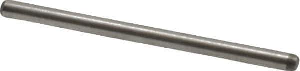 Made in USA - 1/16" Diam x 1" Pin Length 416 Stainless Steel Precision Dowel Pin - Passivated Finish, C 36-42 Hardness, 2 Beveled End - Apex Tool & Supply