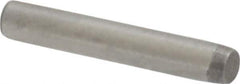 Made in USA - 1/16" Diam x 3/8" Pin Length 416 Stainless Steel Precision Dowel Pin - Passivated Finish, C 36-42 Hardness, 2 Beveled End - Apex Tool & Supply