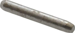 Made in USA - 1/16" Diam x 7/16" Pin Length 416 Stainless Steel Precision Dowel Pin - Passivated Finish, C 36-42 Hardness, 2 Beveled End - Apex Tool & Supply