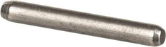 Made in USA - 1/16" Diam x 1/2" Pin Length 416 Stainless Steel Precision Dowel Pin - Passivated Finish, C 36-42 Hardness, 2 Beveled End - Apex Tool & Supply