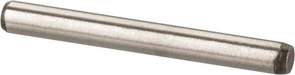 Made in USA - 1/16" Diam x 9/16" Pin Length 416 Stainless Steel Precision Dowel Pin - Passivated Finish, C 36-42 Hardness, 2 Beveled End - Apex Tool & Supply