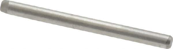 Made in USA - 1/16" Diam x 3/4" Pin Length 416 Stainless Steel Precision Dowel Pin - Passivated Finish, C 36-42 Hardness, 2 Beveled End - Apex Tool & Supply