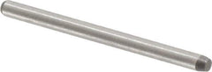 Made in USA - 1/16" Diam x 7/8" Pin Length 416 Stainless Steel Precision Dowel Pin - Passivated Finish, C 36-42 Hardness, 2 Beveled End - Apex Tool & Supply