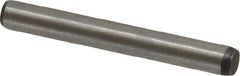 Made in USA - 3/32" Diam x 3/4" Pin Length 416 Stainless Steel Precision Dowel Pin - Passivated Finish, C 36-42 Hardness, 2 Beveled End - Apex Tool & Supply