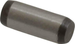 Made in USA - 1/8" Diam x 5/16" Pin Length 416 Stainless Steel Precision Dowel Pin - Passivated Finish, C 36-42 Hardness, 2 Beveled End - Apex Tool & Supply
