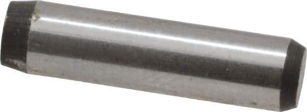 Made in USA - 5/32" Diam x 5/8" Pin Length 416 Stainless Steel Precision Dowel Pin - Passivated Finish, C 36-42 Hardness, 2 Beveled End - Apex Tool & Supply