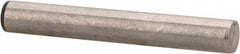 Made in USA - 3/16" Diam x 1-3/8" Pin Length 416 Stainless Steel Precision Dowel Pin - Passivated Finish, C 36-42 Hardness, 2 Beveled End - Apex Tool & Supply