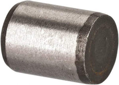 Made in USA - 3/16" Diam x 1/4" Pin Length 416 Stainless Steel Precision Dowel Pin - Passivated Finish, C 36-42 Hardness, 2 Beveled End - Apex Tool & Supply