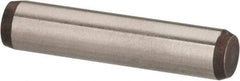 Made in USA - 3/16" Diam x 7/8" Pin Length 416 Stainless Steel Precision Dowel Pin - Passivated Finish, C 36-42 Hardness, 2 Beveled End - Apex Tool & Supply