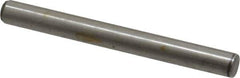 Made in USA - 1/4" Diam x 2-1/2" Pin Length 416 Stainless Steel Precision Dowel Pin - Passivated Finish, C 36-42 Hardness, 2 Beveled End - Apex Tool & Supply