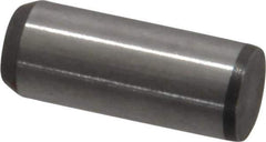Made in USA - 1/4" Diam x 5/8" Pin Length 416 Stainless Steel Precision Dowel Pin - Passivated Finish, C 36-42 Hardness, 2 Beveled End - Apex Tool & Supply