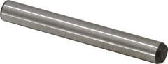 Made in USA - 5/16" Diam x 2-1/2" Pin Length 416 Stainless Steel Precision Dowel Pin - Passivated Finish, C 36-42 Hardness, 2 Beveled End - Apex Tool & Supply