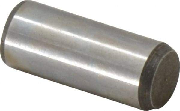 Made in USA - 5/16" Diam x 3/4" Pin Length 416 Stainless Steel Precision Dowel Pin - Passivated Finish, C 36-42 Hardness, 2 Beveled End - Apex Tool & Supply