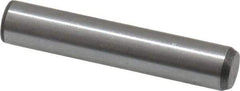 Made in USA - 3/8" Diam x 2" Pin Length 416 Stainless Steel Precision Dowel Pin - Passivated Finish, C 36-42 Hardness, 2 Beveled End - Apex Tool & Supply