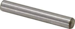 Made in USA - 3/8" Diam x 2-1/2" Pin Length 416 Stainless Steel Precision Dowel Pin - Passivated Finish, C 36-42 Hardness, 2 Beveled End - Apex Tool & Supply