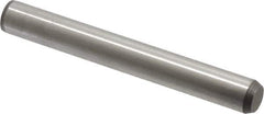 Made in USA - 3/8" Diam x 3" Pin Length 416 Stainless Steel Precision Dowel Pin - Passivated Finish, C 36-42 Hardness, 2 Beveled End - Apex Tool & Supply