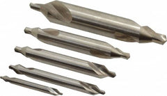 Keo - 5 Piece, #1 to 5, Plain Edge, Cobalt Combo Drill & Countersink Set - Apex Tool & Supply
