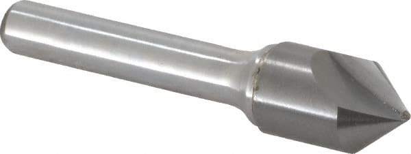 Keo - 1-3/4" Head Diam, 3/4" Shank Diam, 1 Flute 100° High Speed Steel Countersink - Apex Tool & Supply