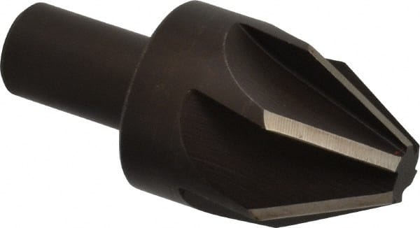 Keo - 1-1/2" Head Diam, 3/4" Shank Diam, 6 Flute 60° High Speed Steel Countersink - Apex Tool & Supply