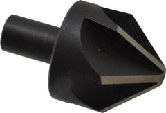 Keo - 2" Head Diam, 3/4" Shank Diam, 6 Flute 82° High Speed Steel Countersink - Apex Tool & Supply