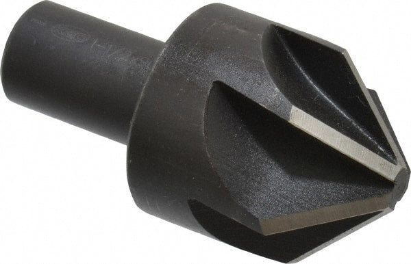 Keo - 1-1/2" Head Diam, 3/4" Shank Diam, 6 Flute 90° High Speed Steel Countersink - Apex Tool & Supply