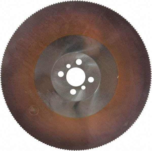 Kinkelder Saw - 315mm Blade Diam, 200 Teeth, High Speed Steel Cold Saw Blade - 40mm Arbor Hole Diam, 2.5mm Blade Thickness - Apex Tool & Supply