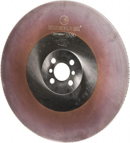 Kinkelder Saw - 315mm Blade Diam, 250 Teeth, High Speed Steel Cold Saw Blade - 40mm Arbor Hole Diam, 2.5mm Blade Thickness - Apex Tool & Supply