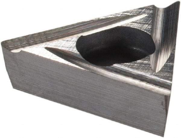 Komet - TOHX090202 G20 Grade K10 Carbide Boring Insert - Uncoated, 60° Triangle, 8° Relief Angle, 5.6mm Inscr Circle, 2.5mm Thick, 0.2mm Corner Radius - Apex Tool & Supply