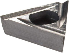 Komet - TOHX090202 G20 Grade K10 Carbide Boring Insert - Uncoated, 60° Triangle, 8° Relief Angle, 5.6mm Inscr Circle, 2.5mm Thick, 0.2mm Corner Radius - Apex Tool & Supply