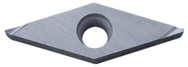 Kyocera - VBGT220.5 F Grade PR930 Carbide Turning Insert - TiCN Finish, 35° Diamond, 1/4" Inscr Circle, 1/8" Thick, 0.0079" Corner Radius - Apex Tool & Supply