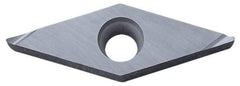 Kyocera - VBGT220.5 F Grade PR930 Carbide Turning Insert - TiCN Finish, 35° Diamond, 1/4" Inscr Circle, 1/8" Thick, 0.0079" Corner Radius - Apex Tool & Supply