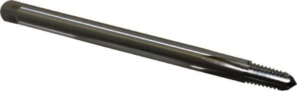 Hertel - 1/8-27 NPT, 5 Flute, High Speed Steel, Extension Pipe Tap - 6" OAL, 3/4" Thread Length - Apex Tool & Supply