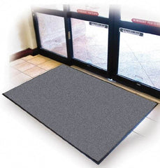 PRO-SAFE - 6 Ft. Long x 4 Ft. Wide, Poly Blended Carpet Surface, Cut Pile Entrance Matting - 3/8 Inch Thick, Indoor, Medium Traffic, Vinyl, Blue - Apex Tool & Supply